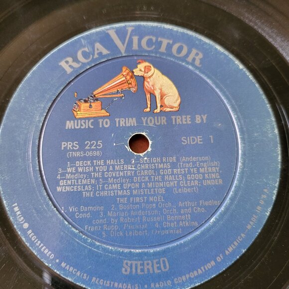Music To Trim Your Tree By Vinyl LP Vinyl 1966 RCA Victor Records PRS-225 LP6 - Picture 3 of 10